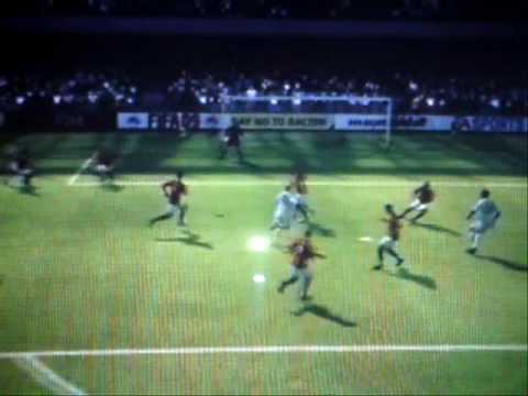 FIFA09 EA xbox360 Emmanuel Adebayor the best goal ever manchester city   Awesome 2009/2010