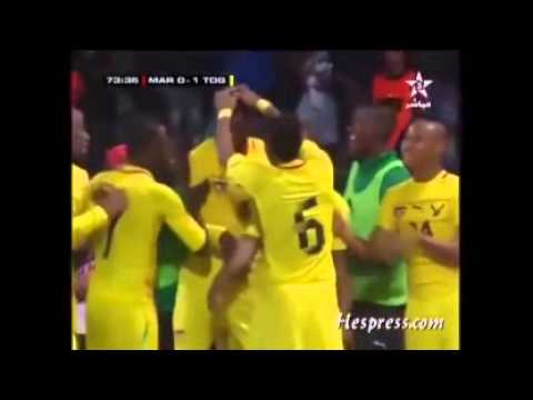 gol de ADEBAYOR  Maroc vs Togo 0-1   14/11/2012