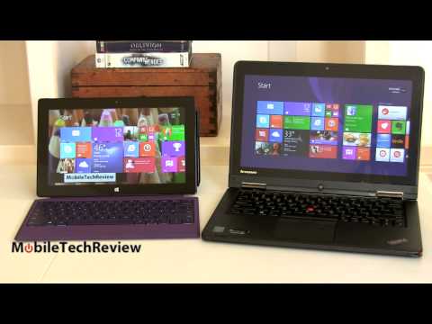 Microsoft Surface Pro 2 vs.  Lenovo ThinkPad Yoga Comparison Smackdown