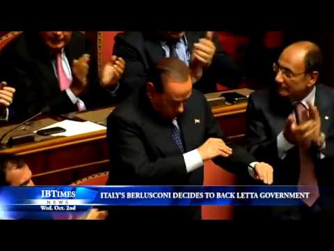 Italy's Berlusconi Decides To Back Letta Government