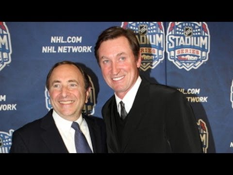 Gary Bettman at Dodger Stadium