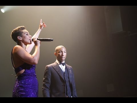 Alicia Keys and Pharrell Live 