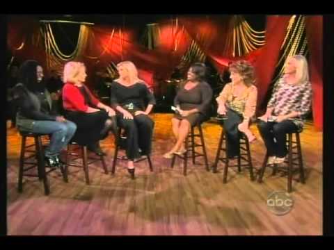 faith hill on the view(listen to what barbara said  to faith at .32)