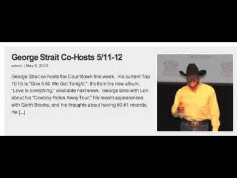 George Strait Interview - Lon Helton - 5/11/13