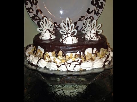 Decadent Chocolate cake, Tutorial- How to Decorate