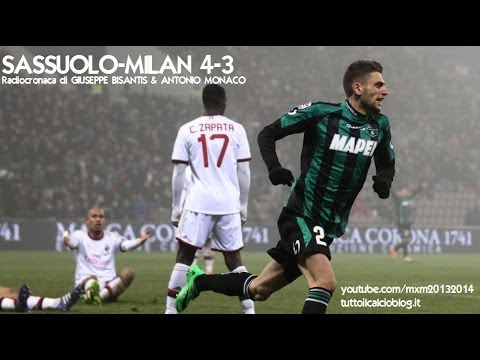 SASSUOLO-MILAN 4-3 - Radiocronaca di Giuseppe Bisantis & Antonio Monaco (12/1/2014) da Radiouno RAI