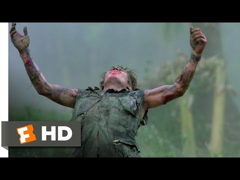 Platoon (7/10) Movie CLIP - The Death of Sgt. Elias (1986) HD