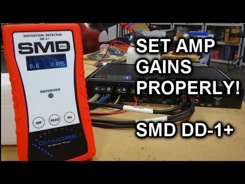 How to set Amplifier Gains the right way - the New SMD DD-1 + (Distortion Detector PLUS)