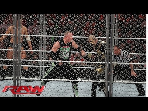 Cody Rhodes & Goldust vs. The New Age Outlaws - WWE Tag Title Steel Cage Match: Raw, Feb. 3, 2014