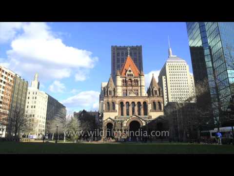 Copley Square, USA - Time Lapse