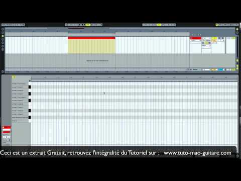 TUTO MAO : Composer du Dubstep Partie 1 - Les Drums - Ableton Live 8