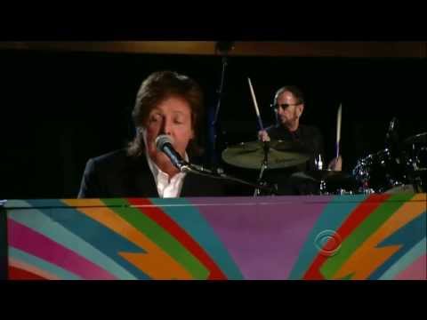 Paul McCartney and Ringo Starr - Queenie Eye 2014 Grammys HD