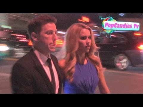 Claire Holt & Boyfriend greet fans at 2014 Golden Globes After Party at Sunset Tower LA