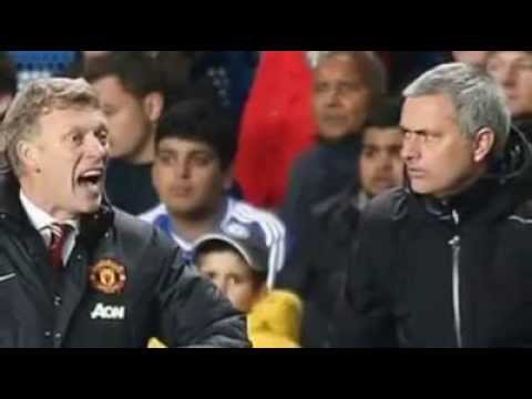 Jose Mourinho rings up David Moyes after 3-1 victory!