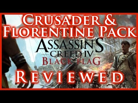 AC IV BLACK FLAG | CRUSADER & FLORENTINE DLC PACK REVIEWED | ALTAIR & EZIO'S SWORDS & SHIP GEAR | HD