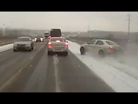 Cars on the road Compilation November 2013 (4) [Winter has started!]