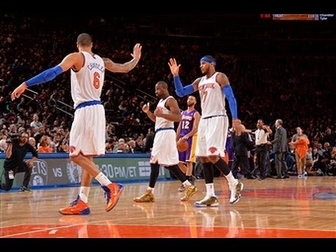 Carmelo Anthony's BIG Night Leads the Knicks over the Lakers