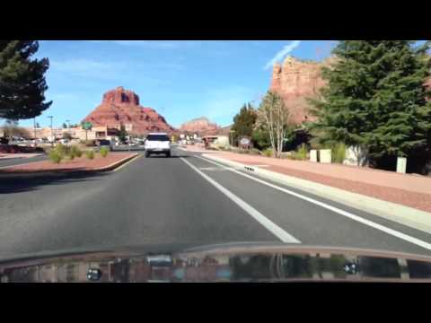 Trip to Sedona Arizona, Scenic Red Rock Drive Through Village of Oak Creek