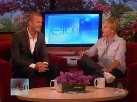 David Beckham On Ellen Pt:1