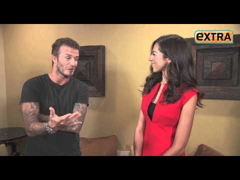 David Beckham interview with Extra