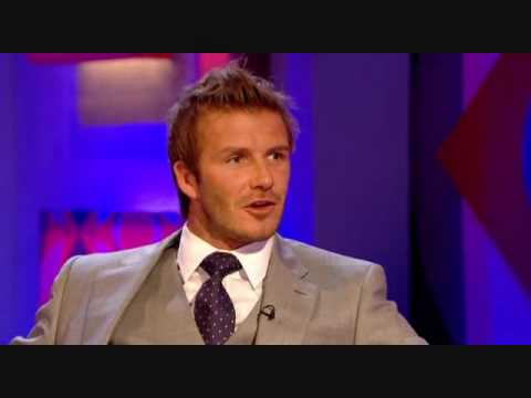 (HQ) David Beckham on Final Jonathan Ross Show (part 1)