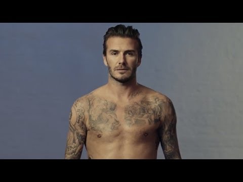 David Beckham Uncovered Sexy H&M Super Bowl 2014 Commercial