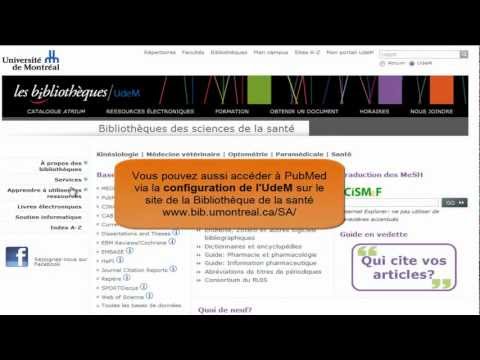 Comment configurer les filtres dans PubMed