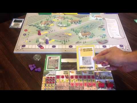 Viticulture Gameplay: Two Players