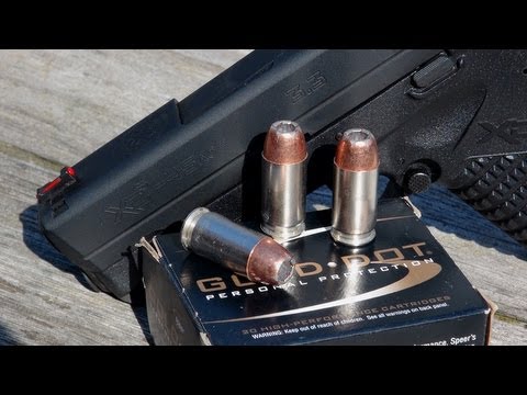 .45 ACP SHORT BARREL TEST:  230 gr Speer Gold Dot