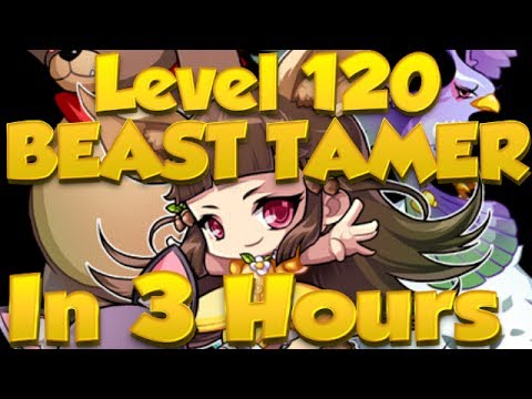 [GMS] Level 120 Beast Tamer in 3 Hours - Beast Tamer Leopard Skills