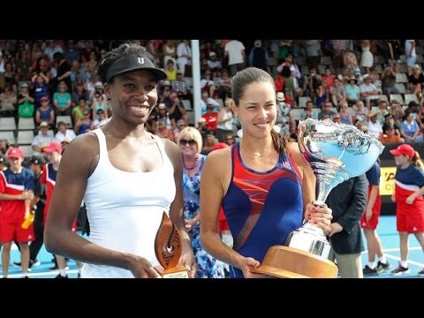 Ana Ivanovic vs Venus Williams ASB Classic Auckland 2014 Final Highlights