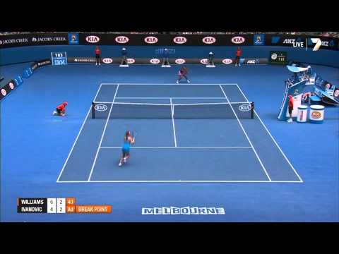 Serena Williams Vs Ana Ivanovic Australian Open 2014 Highlights