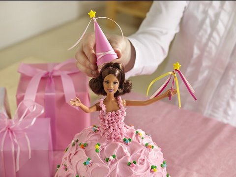 Princess cake - How to make a princess doll birthday cake