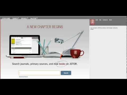 Accessing JSTOR