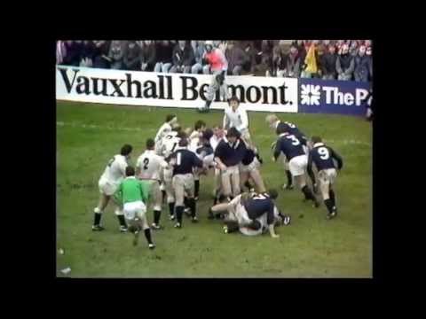 Highlights of Scotland's 33-6 win over England in 1986