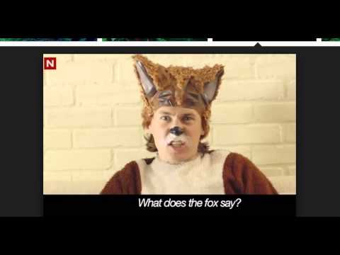 Ylvis - The Fox What the fax say ?