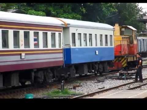 Thonburi Railway station and old Semaphore signals, Bangkok, Thailand