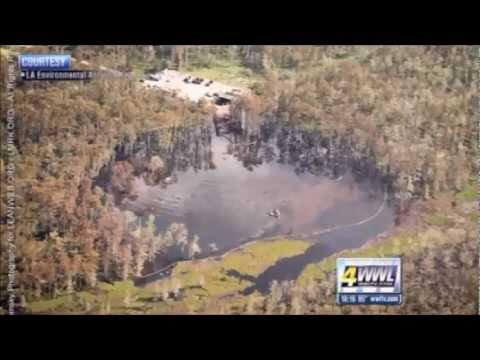 RESIDENTS UNDER MANDATORY EVACUATION AS LOUISIANA SINKHOLE CONTINUES TO COLLAPSE