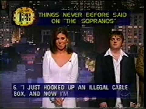 THE SOPRANOS Top 10 Late Show David Letterman - Entire Cast