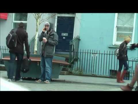 iphone prank phone glued to bench in Galway