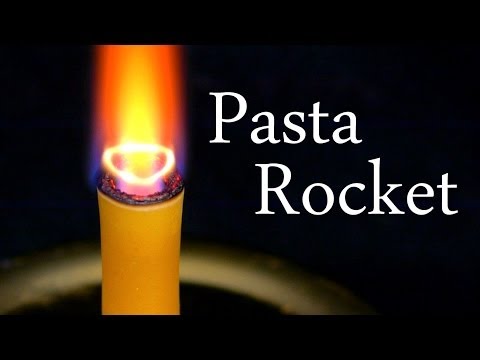 Make A Hybrid Rocket Engine With A Pasta Noodle