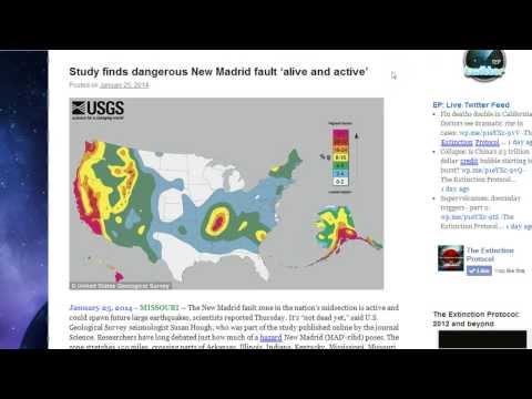 Earthquake Update: Threat of Large New Madrid EQ Still Alive!