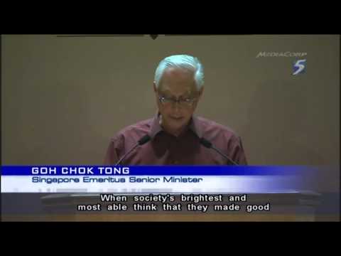 ESM Goh Chok Tong  S'pore needs to guard against elitism - 27Jul2013