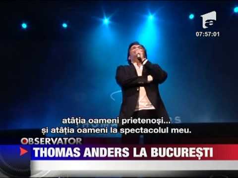 Thomas Anders a cantat la Bucuresti reportaj Antena 1 / TA live in Bucharest news report