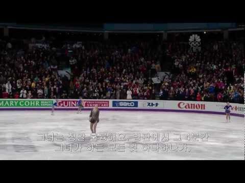 2013 Worlds Yuna Kim FS Les Miserables (nbc)(Kor sub)