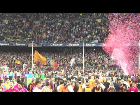 Blaugrana Al Vent, Un Crit Valent! Barça! Barça! Baaaarçaa! CAMPIONS 2011!