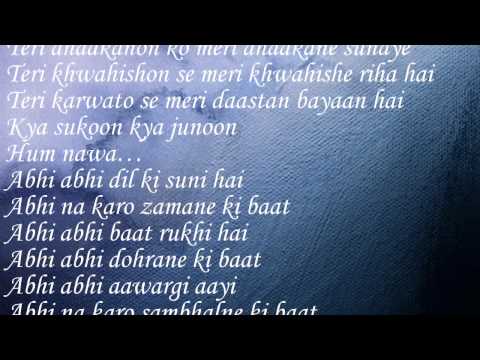 Abhi Abhi (Jism 2) Lyrics