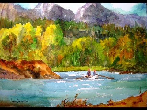 Paint Along with Larry Hamilton- April 26, 2013 - Watercolor-