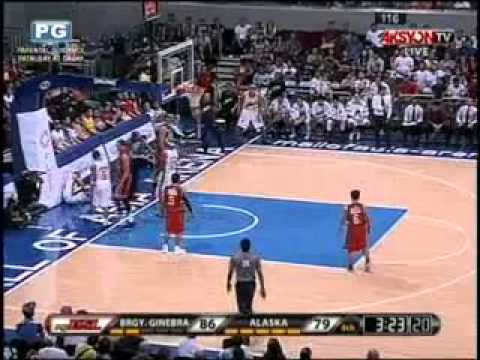 PBA Brgy Ginebra vs Alaska December 21, 2013 (Philippine Cup 4th Qtr)