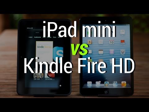 iPad mini vs Kindle Fire HD